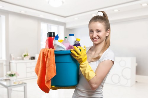 Fabric upholstery cleaning and stain removal on a sofa